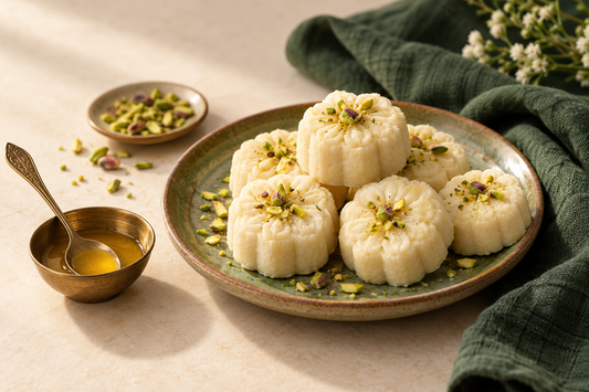 Bengali Ghee Sandesh Recipe with A2 Ghee