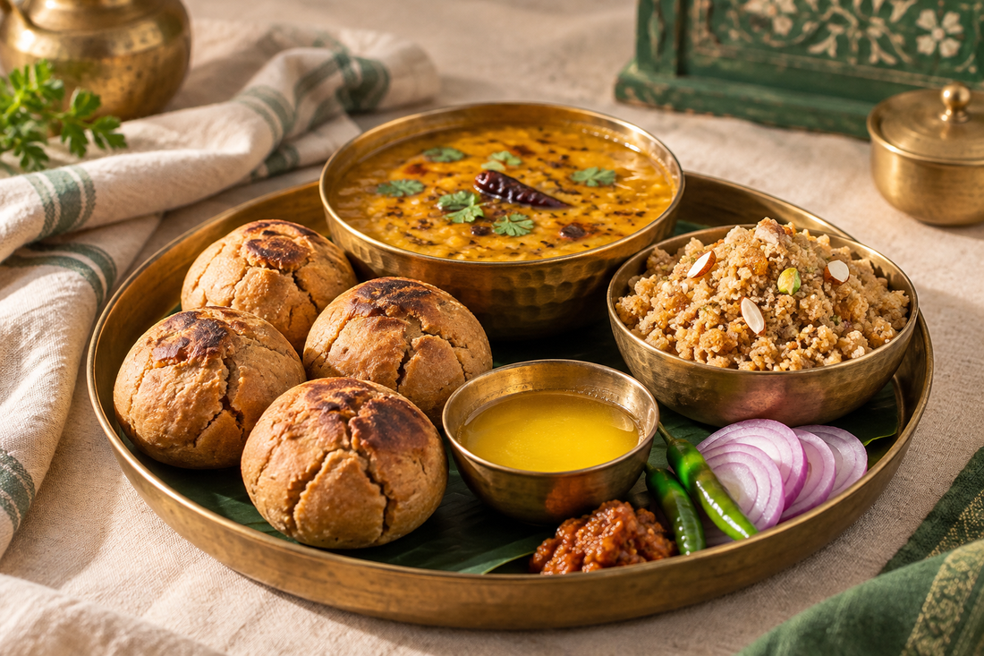 Dal Baati Churma Recipe with A2 Ghee (Rajasthani Classic)