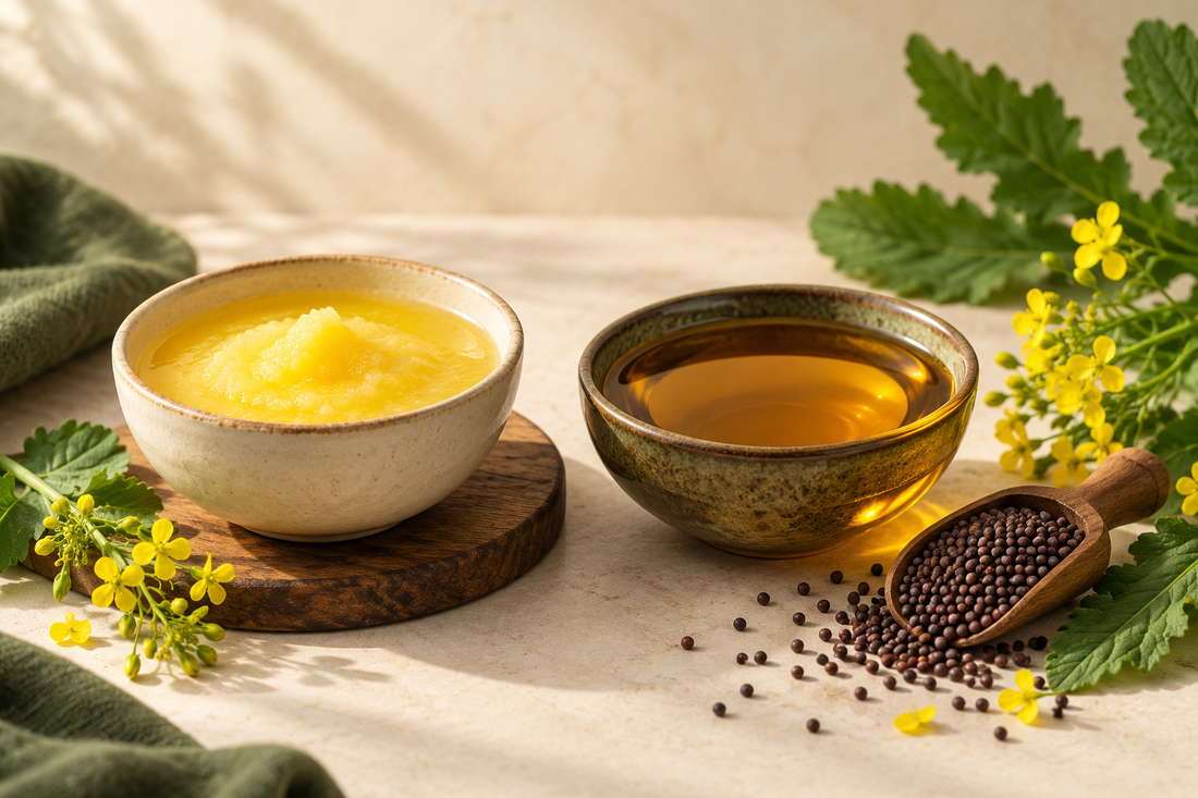 A2 Ghee vs Mustard Oil: A Cooking Comparison