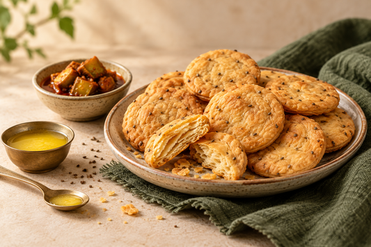Ghee Mathri Recipe with A2 Ghee (Crispy Savoury Snack)
