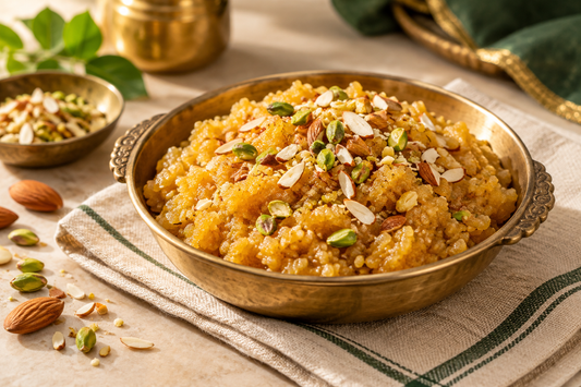 Homemade Moong Dal Halwa with Pure A2 Ghee