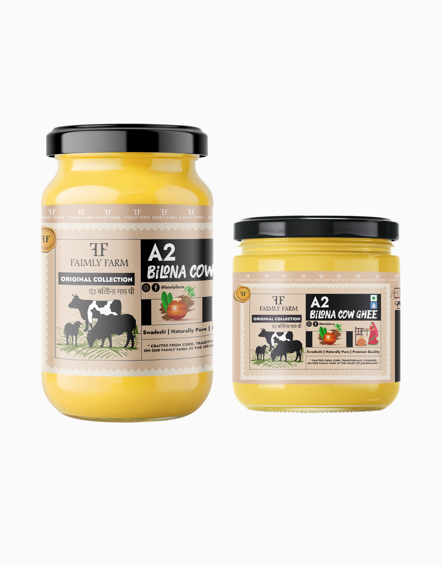 Faimly Farm A2 Bilona Cow Ghee HomeSaver Pack – A2 Ghee Combo