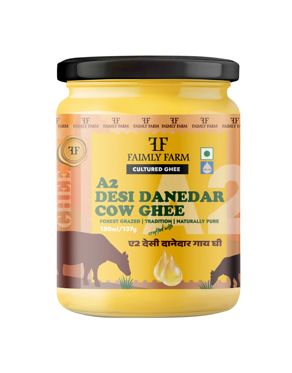 Desi Danedar A2 Cow Ghee Forest Grazed Rs 1 Trial Pack