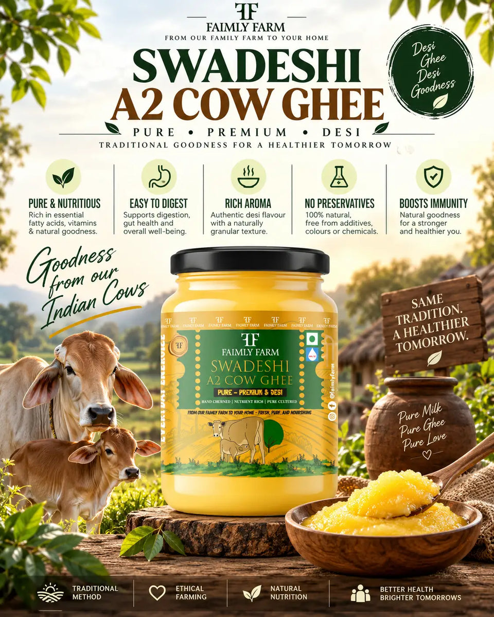 A2 Swadeshi Cow Ghee Made from Pure Cultured Curd Rs 1 Trial Pack