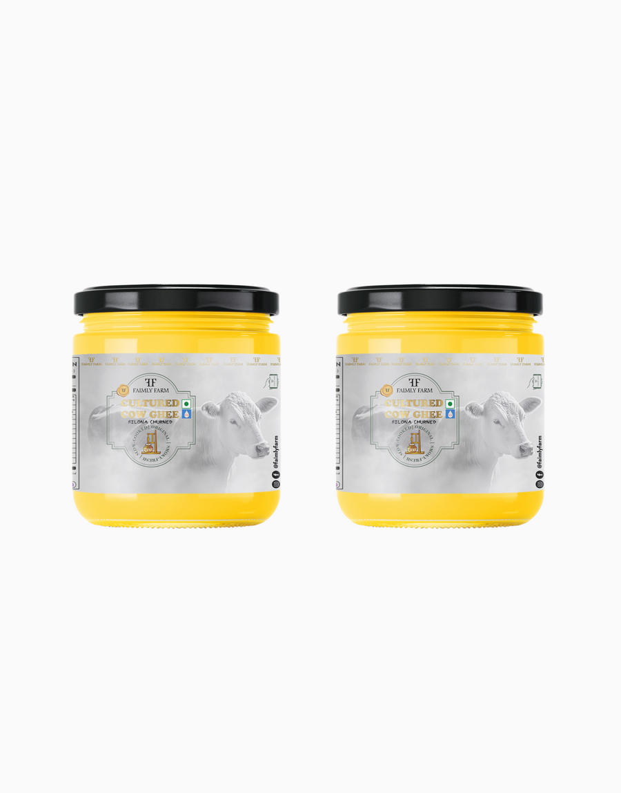 Faimly Farm Cultured Cow Ghee Family Value Twin Pack – Cow Ghee