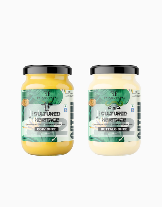Cultural Heritage Satvik A2 Ghee Family Value Twin Pack