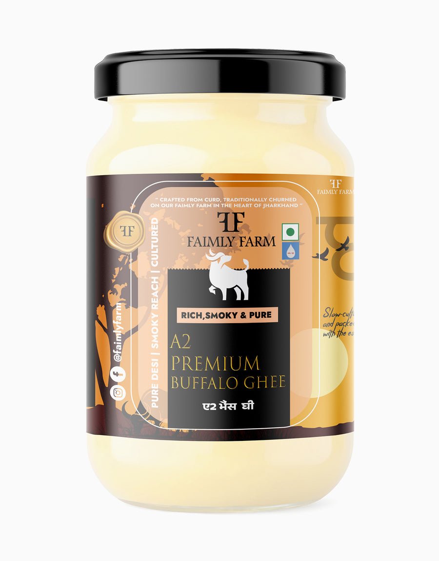 Faimly Farm Cultured A2 Buffalo Ghee Fresh and Premium – A2 Buffalo Ghee