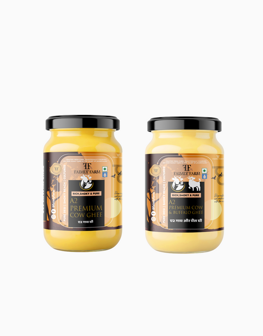 Cultured A2 Ghee Fresh and Premium Kitchen Duo Pack