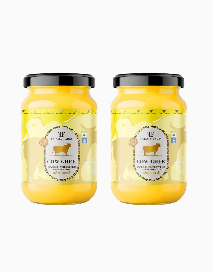 Faimly Farm Danedar Cow Ghee Twin Ghee Pack – Cow Ghee