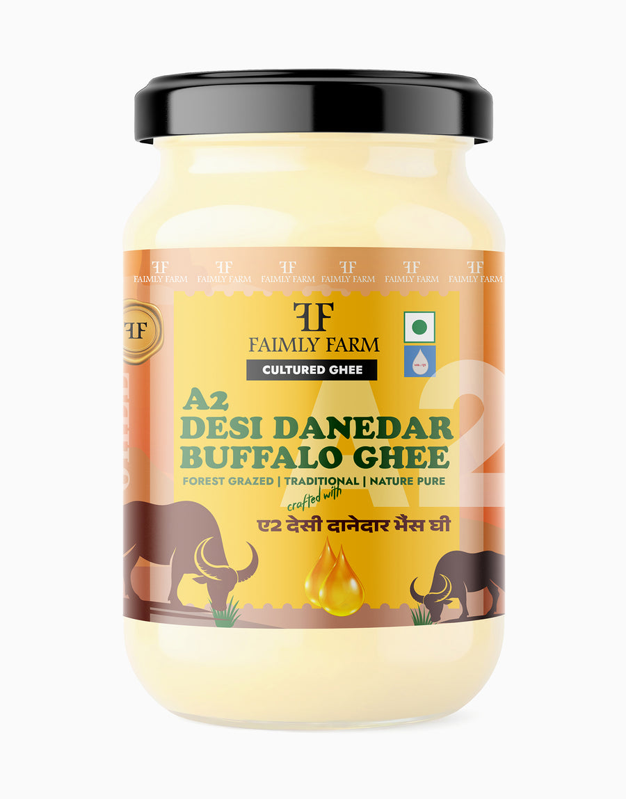 Faimly Farm Desi Danedar A2 Buffalo Ghee – A2 Buffalo Ghee