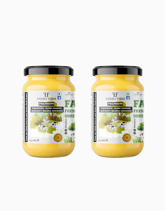 Desi Danedar A2 Cow Ghee Twin Ghee Pack