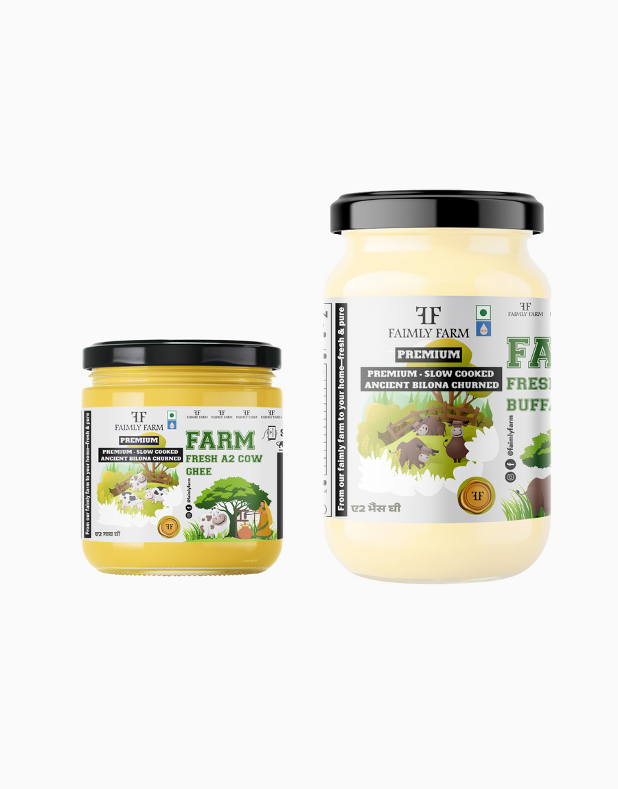 Faimly Farm Desi Danedar A2 Ghee Celebration Pack – A2 Ghee Combo