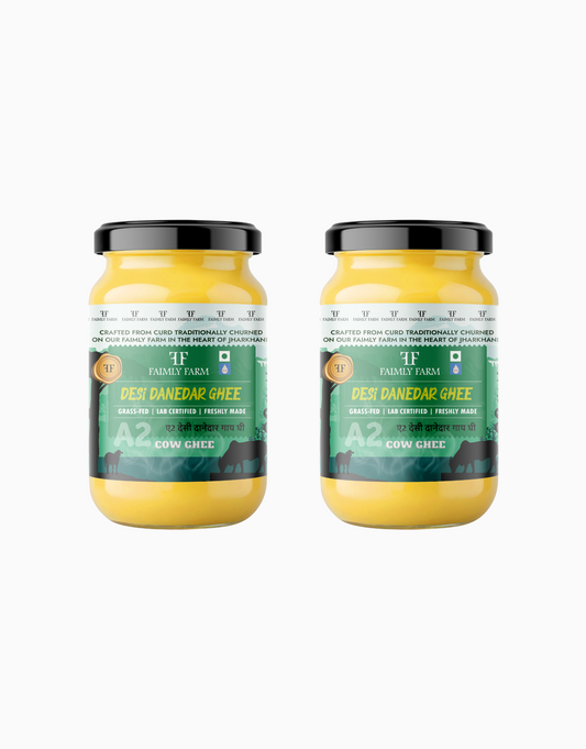 Farm Fresh A2 Cow Ghee Twin Ghee Pack