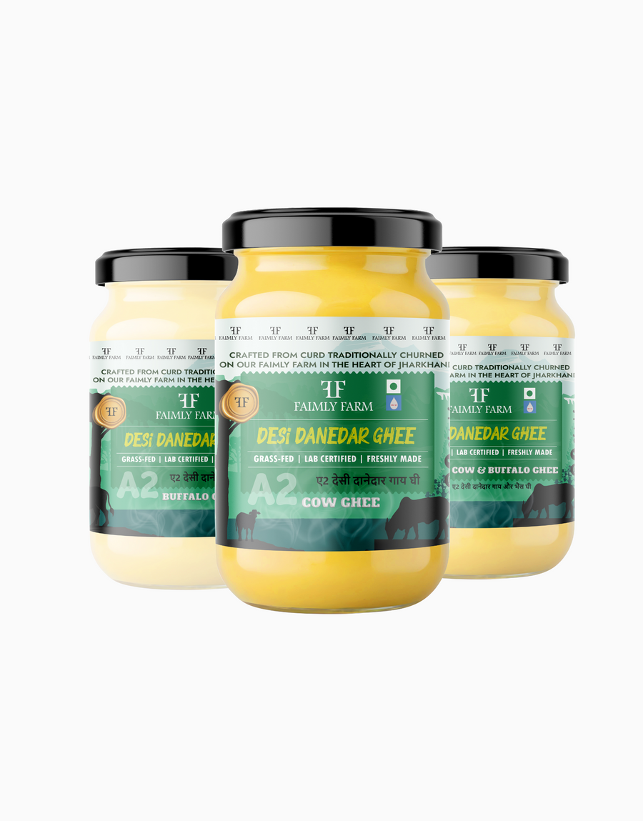 Faimly Farm Farm Fresh A2 Ghee Trio Ghee Pack – A2 Ghee Trio Pack