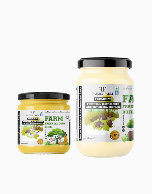 Farm Fresh Cow Ghee Kitchen Duo Pack