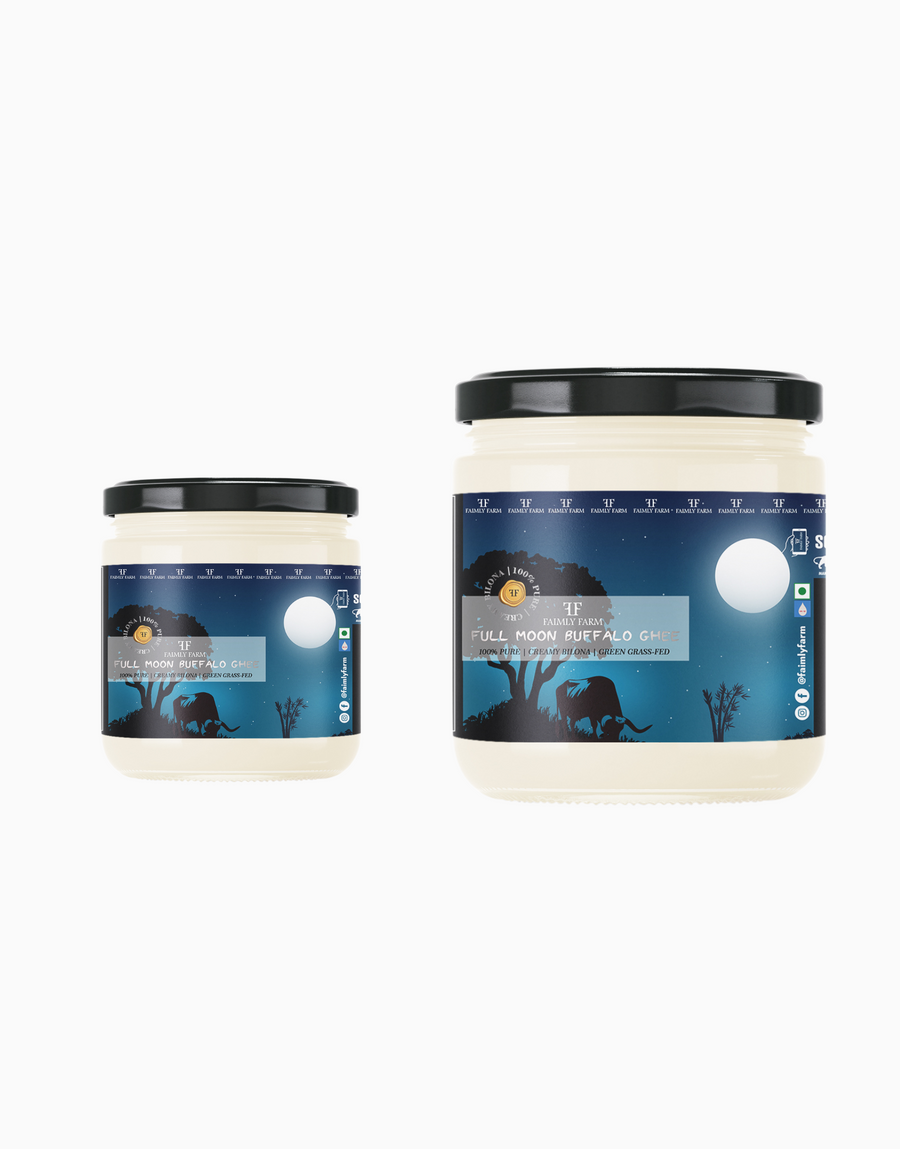 Faimly Farm Full Moon Cow Ghee HomeSaver Pack – Buffalo Ghee