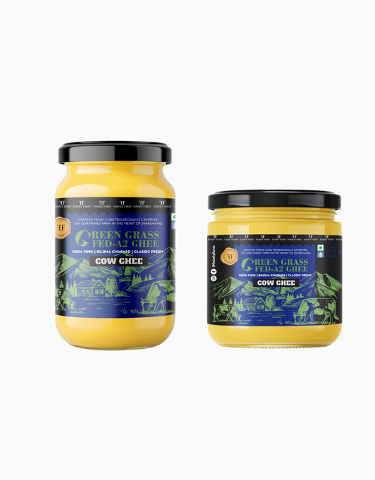 Green Grass-Fed A2 Cow Ghee HomeSaver Pack
