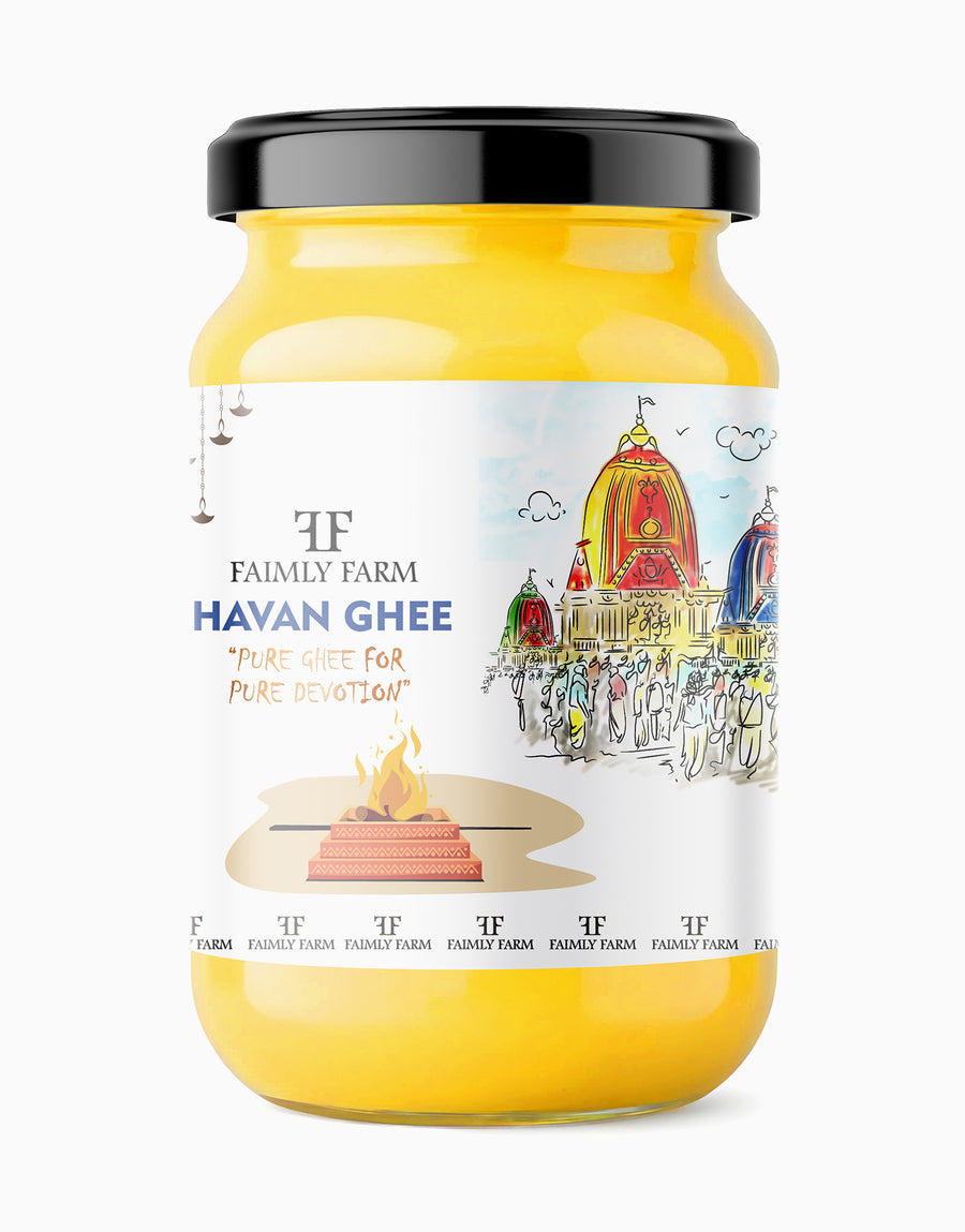Faimly Farm Havan Ghee - Pure Ghee for Pure Devotion – Non Edible