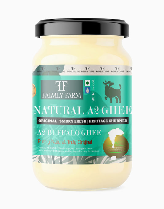 Natural A2 Buffalo Ghee Smoky Fresh and Heritage Churned