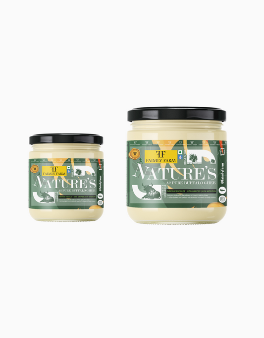Nature's Pure A2 Buffalo Ghee Faimly Combo