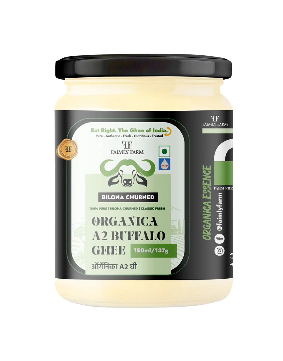 Organica A2 Buffalo Ghee Bilona Churned Rs 1 Trial Pack