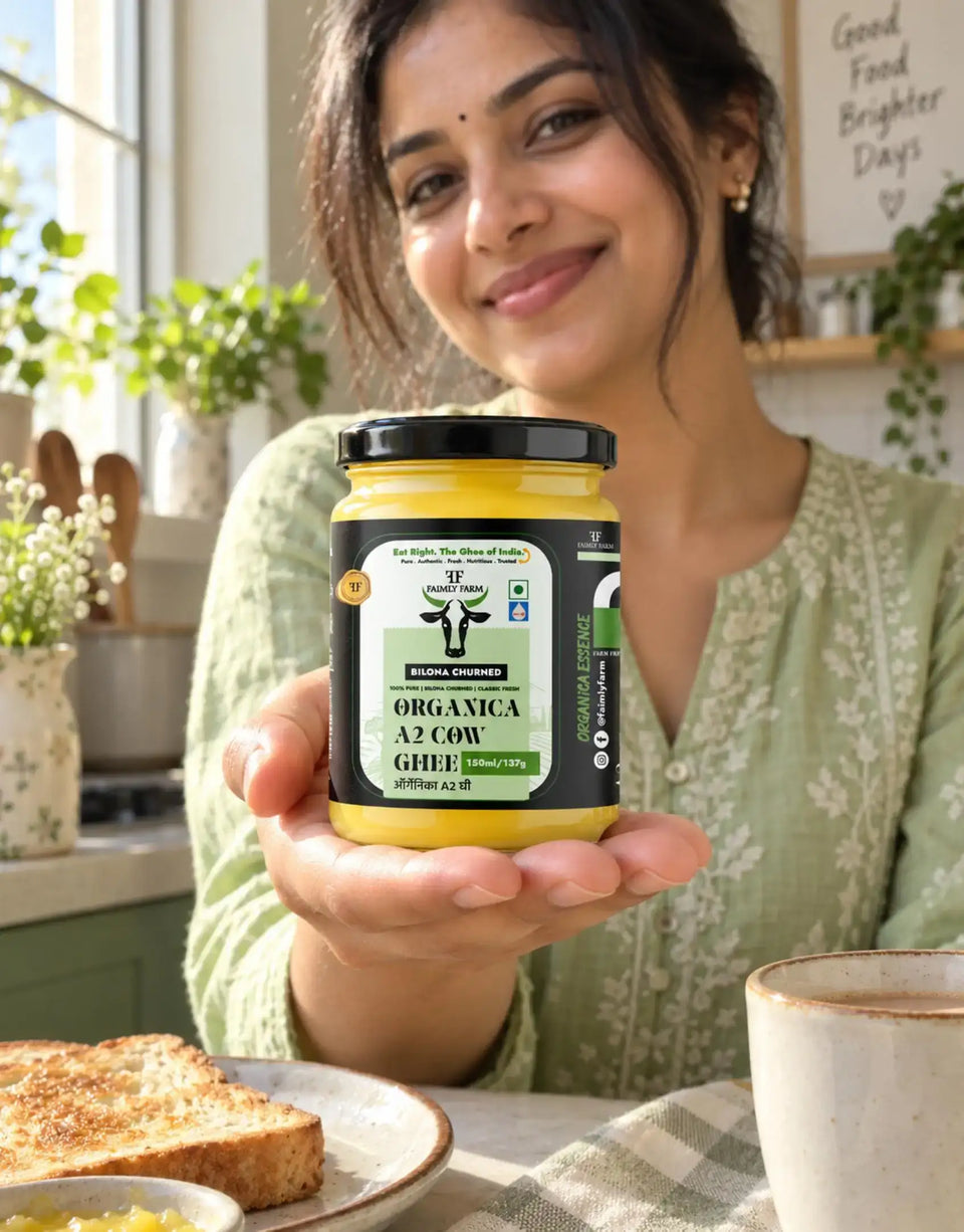 Organica A2 Cow Ghee Bilona Churned Rs 1 Trial Pack