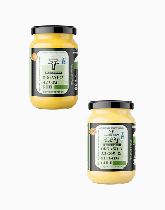 Organica A2 Ghee Bilona Churned Kitchen Duo Pack