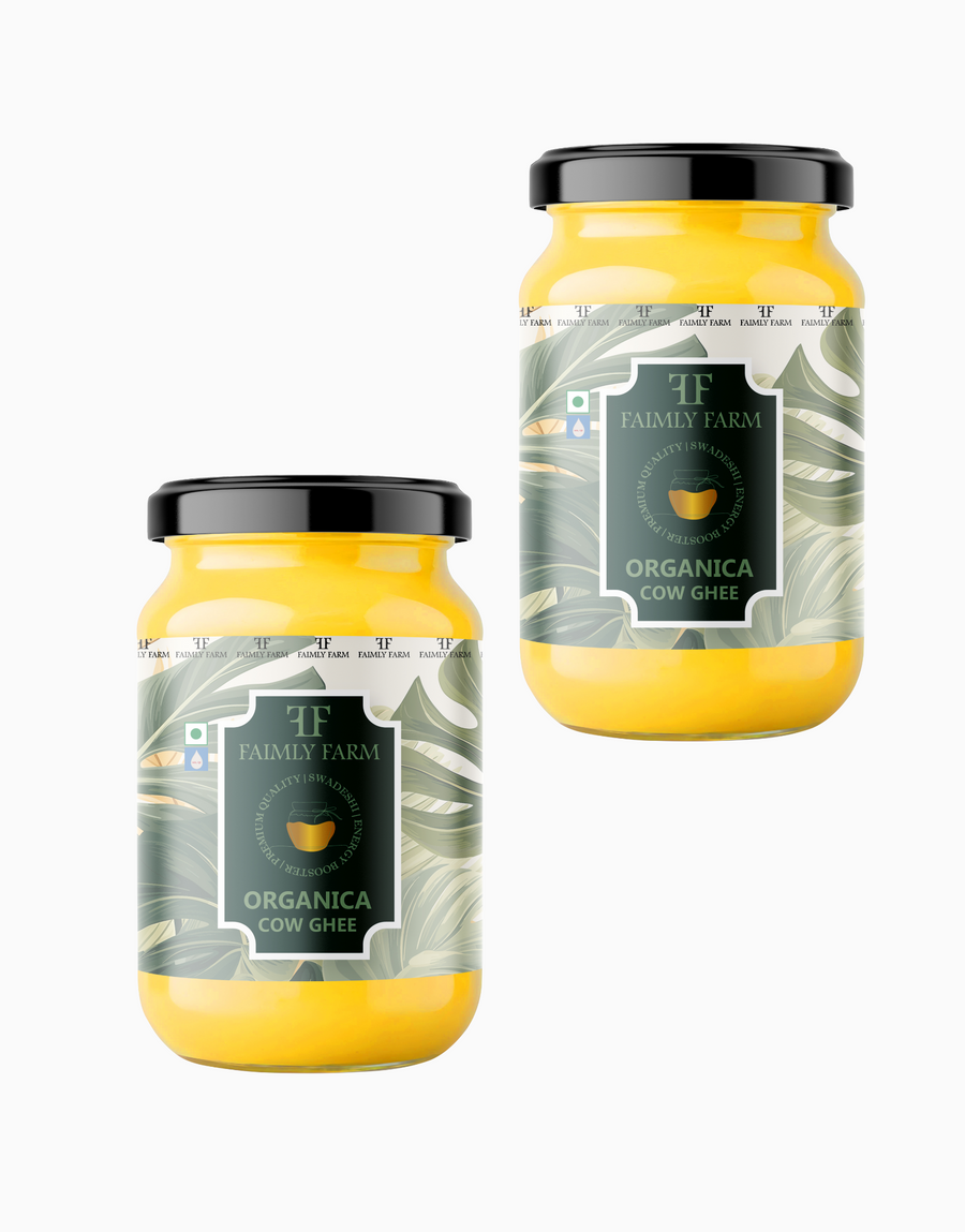 Faimly Farm Organica Cow Ghee Twin Ghee Pack – Cow Ghee