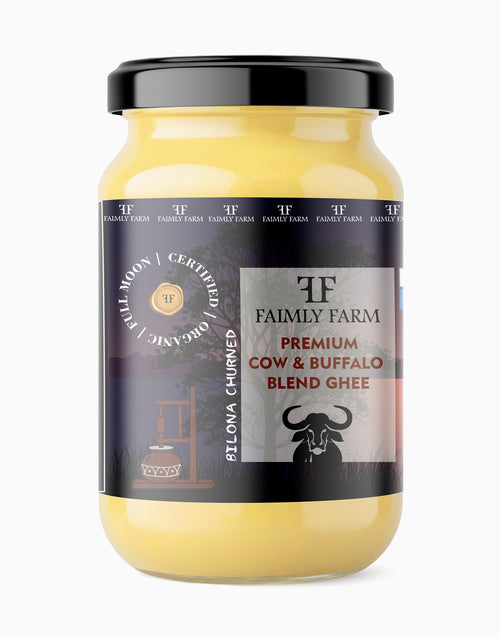 Faimly Farm Pure Cow & Buffalo Ghee – Cow & Buffalo Blend Ghee