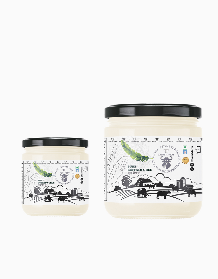 Faimly Farm Pure Cow Ghee Family Value Twin Pack – Buffalo Ghee