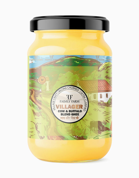 Faimly Farm Villager Cow and Buffalo Blend Ghee – Cow & Buffalo Blend Ghee