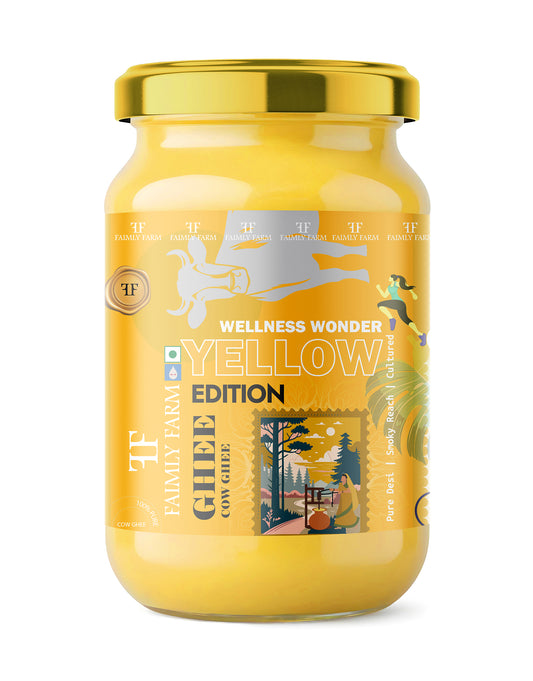 Yellow Edition Cultured A2 Cow Ghee Pure Desi and Smoky Rich